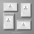 Crystal Clear PVC Card Holder