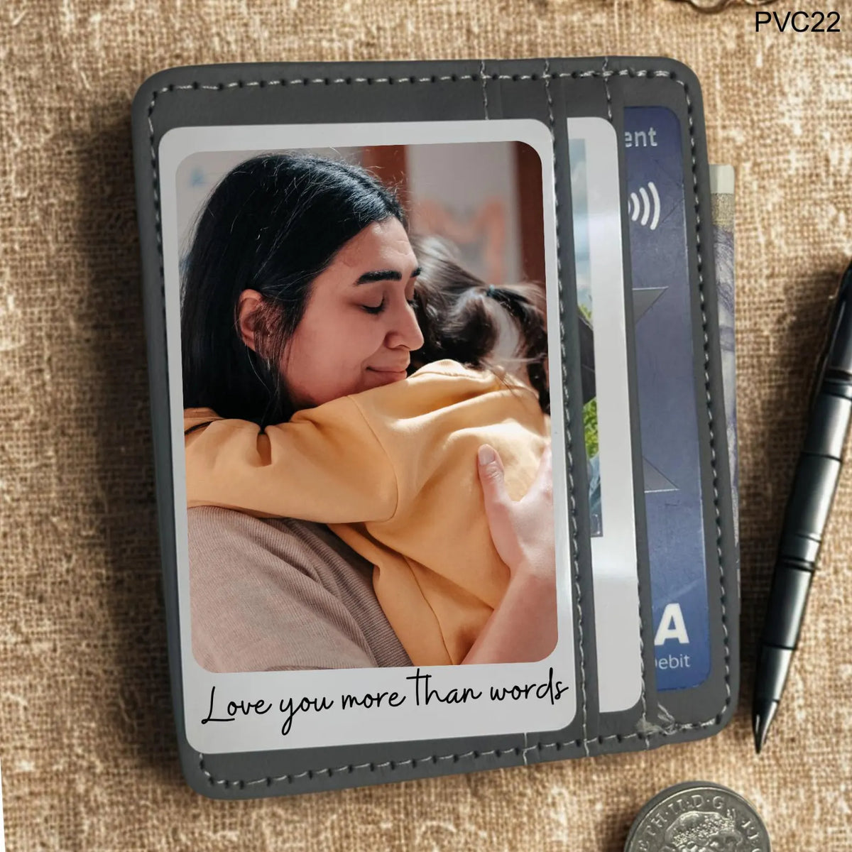 Personalized PVC Wallet Card (5.4 × 8.5)